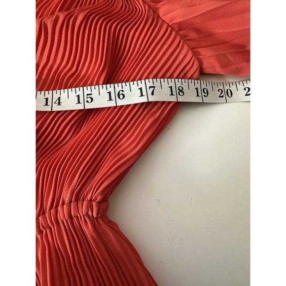 New Milly Dress Women's Size 6 Short-Sleeve Pleated Mini Elastic Waist $395 - Picture 7 of 11